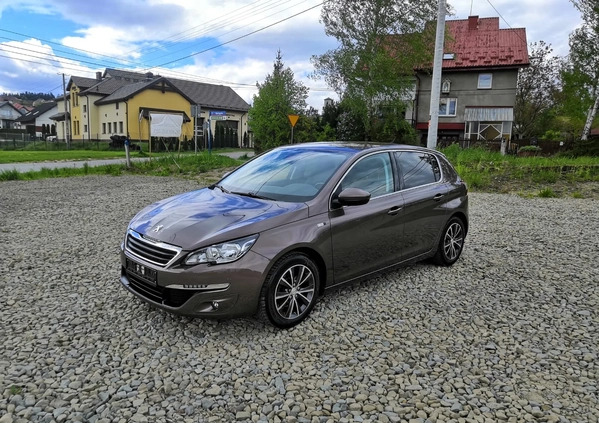Peugeot 308 cena 34900 przebieg: 100000, rok produkcji 2016 z Tuchów małe 742
